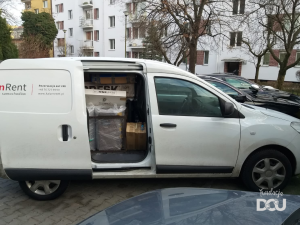 Przekazanie sprzętu muzycznego dla Teatru Zdrojowego im. Henryka Wieniawskiego w Szczawnie Zdroju (luty 2022r.