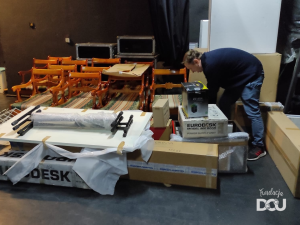 Przekazanie sprzętu muzycznego dla Teatru Zdrojowego im. Henryka Wieniawskiego w Szczawnie Zdroju (luty 2022r.